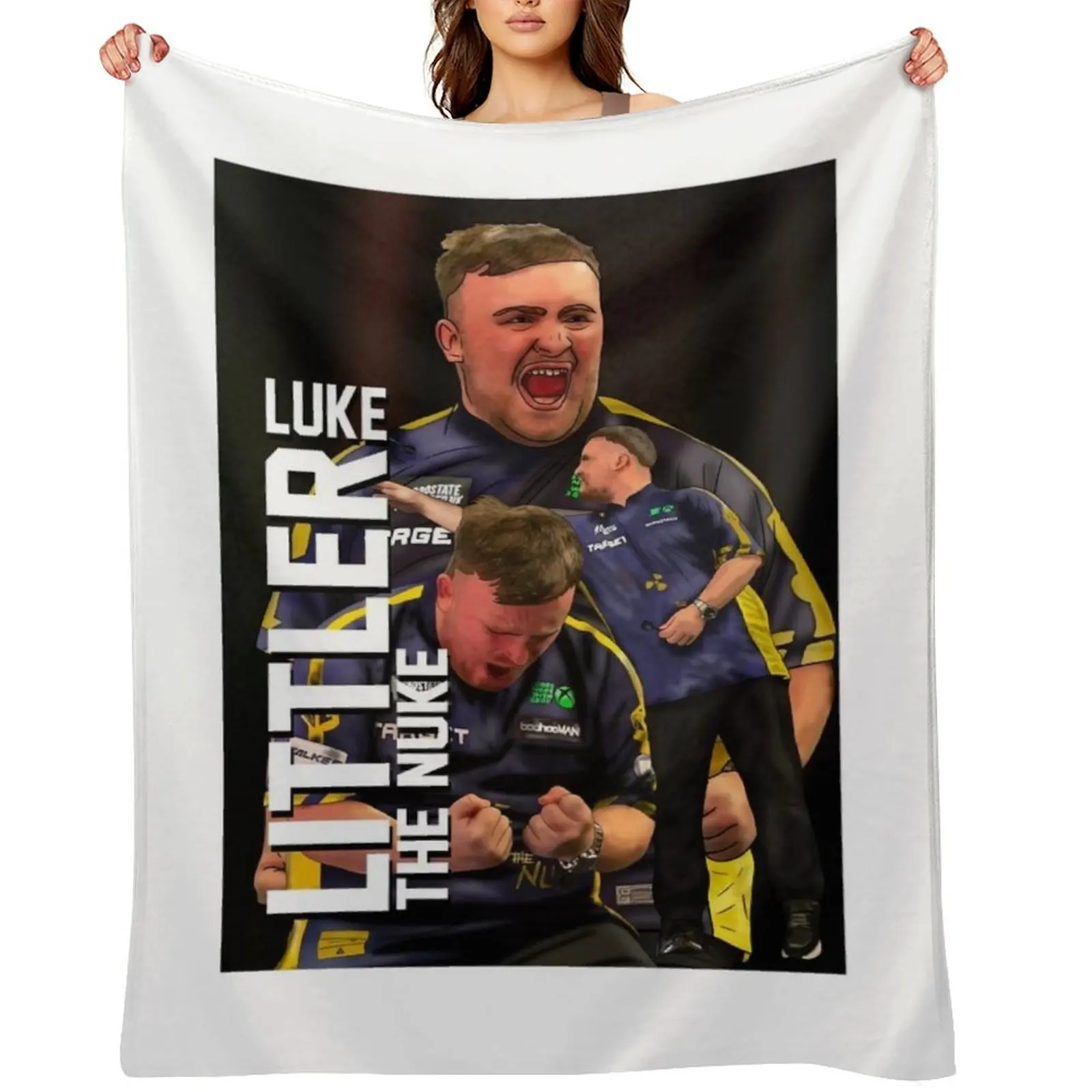 

The Future of Darts – Luke “The Nuke” Littler Throw Blanket for babies Soft Big Decorative Sofas Blankets