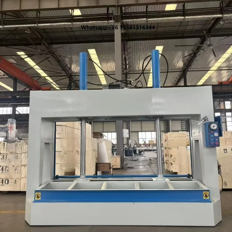 QINGDAO DLL High Precision 50T 100T Hydraulic Cold Press Machine Woodworking Furniture Board Veneer Laminating Press Machine