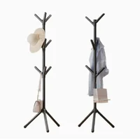 Freestanding Tree Coat Stand Multi Hooks Clothes Organizer Movable Garment Storage Rack For Entryway Hall Living Room Household 5