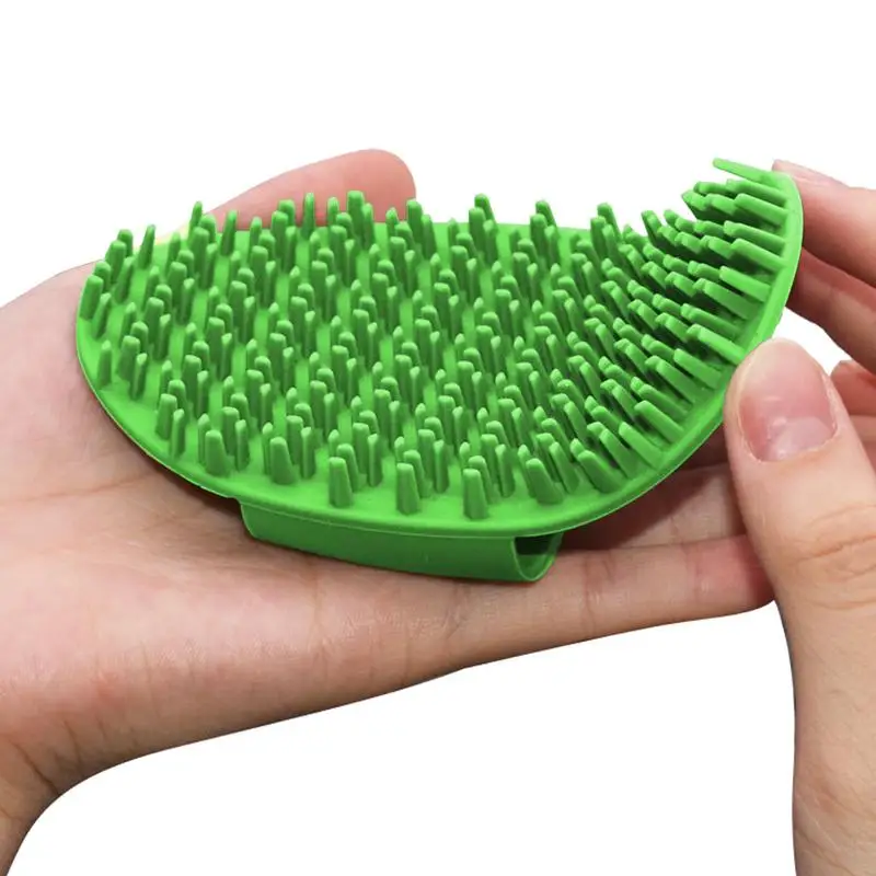 Sponge Dish Washing Scrubber Silicone Multipurpose Kitchen Scrub Brush Dish Pot Veggies Fruit Reusable Kitchen Accessories