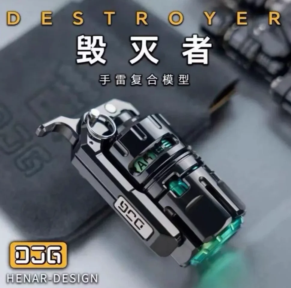 EDC DJG Zirconium Alloy Destroyer fidget slider Decompression toys