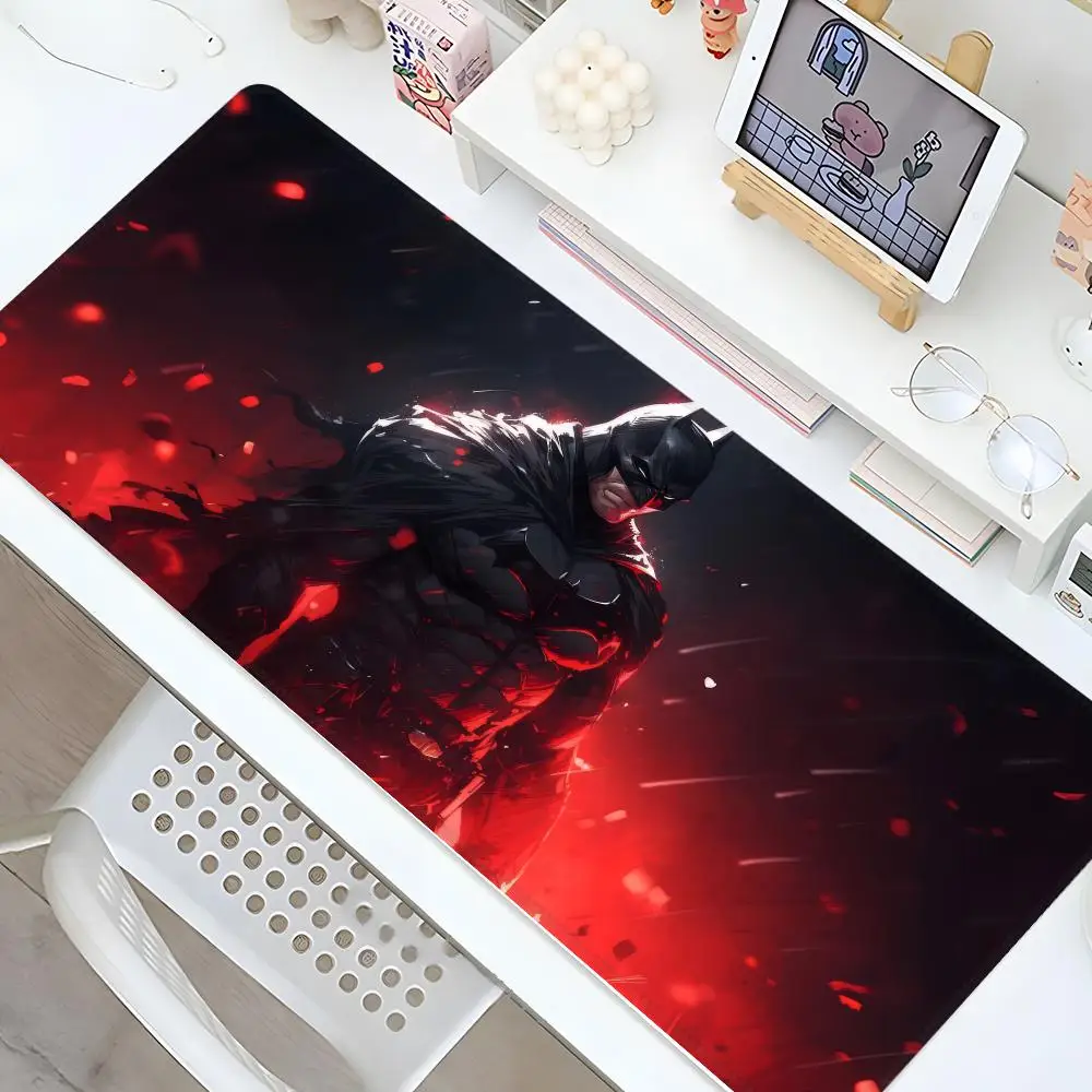 B-Batmans Mauspad Gaming Locking Edge große Computer Gamer große Gummi Anime Kunst Mouse pad Laptop Schreibtisch matte