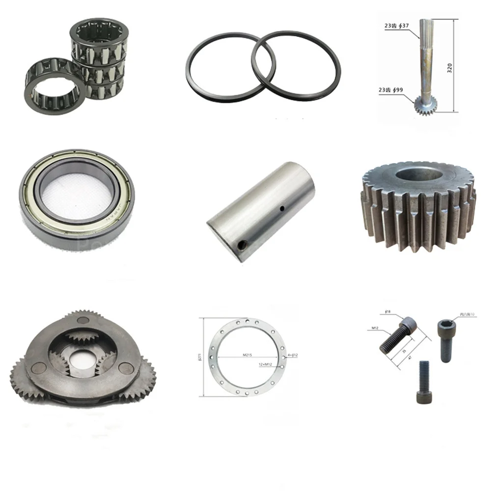 

For Hitachi ZX330-3G/360H-3G Travel Drive Gear Sun Gear Bearing Mirror Oil Seal Motor Motor Gear Shaft Excavator Parts