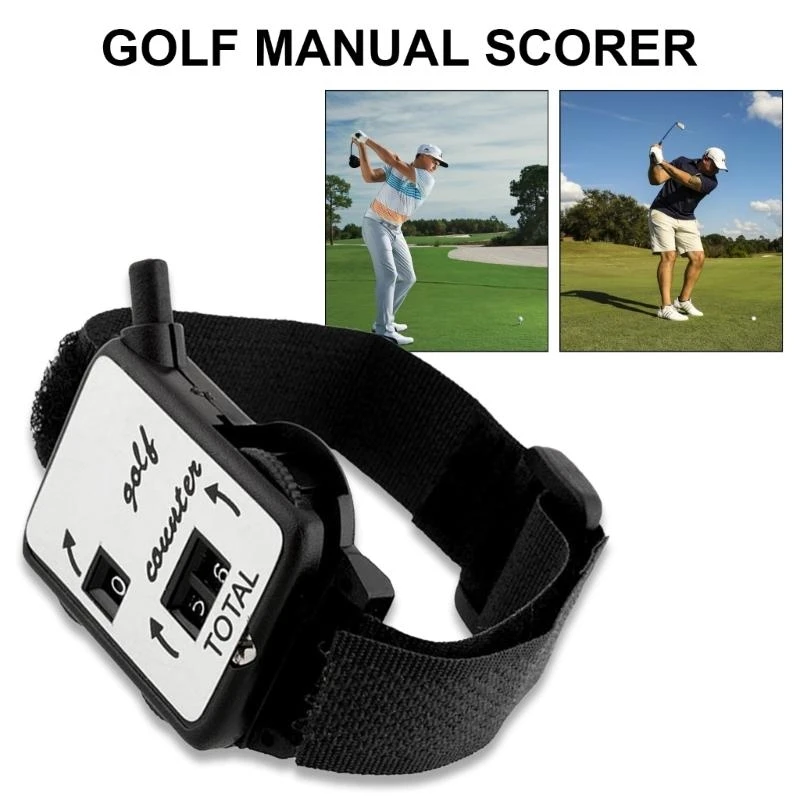 Controllo dei golfs Counter Watch con reset Golfs Score Keepers Manuale Indicatore 4xbb