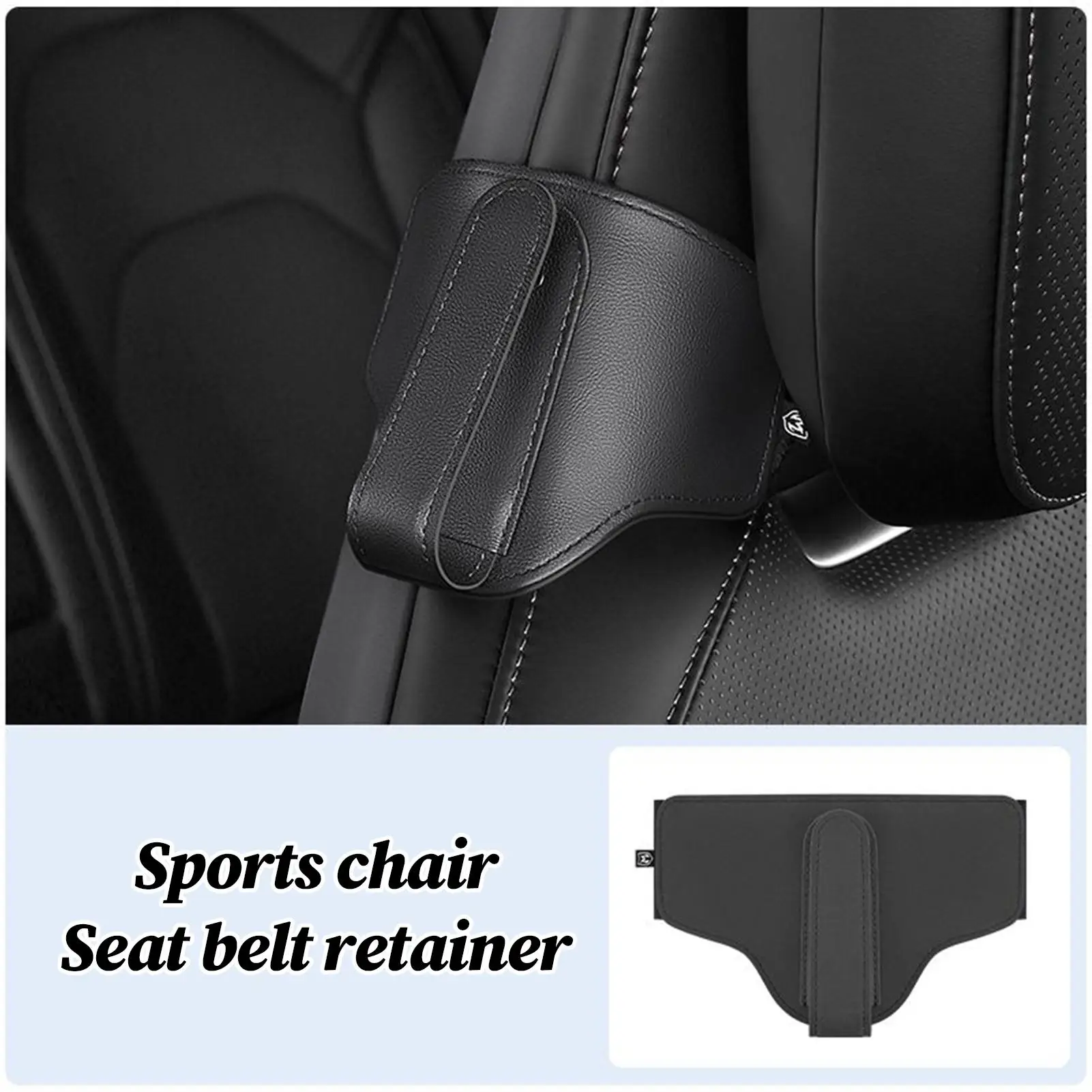

Car Seat Belt Holder, Adjustable Shoulder Strap Clip Positioner For Comfort & Safety Universal Vehicle Accessories For Men Women