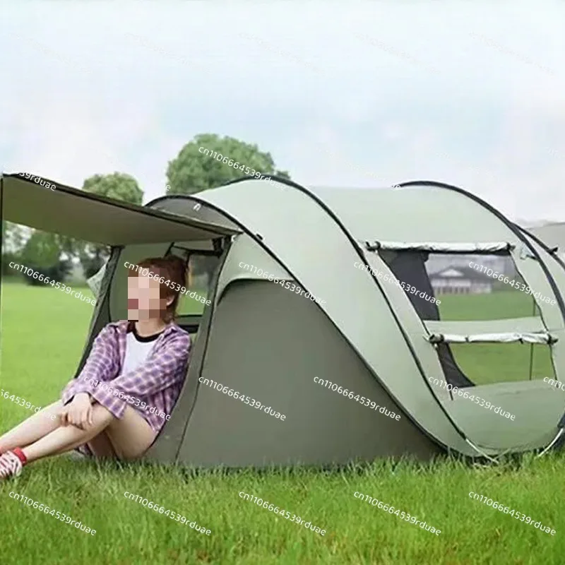 Automatic quick-opening tent Outdoor products Camping Wild camping Rainproof boat tent Tourism shading