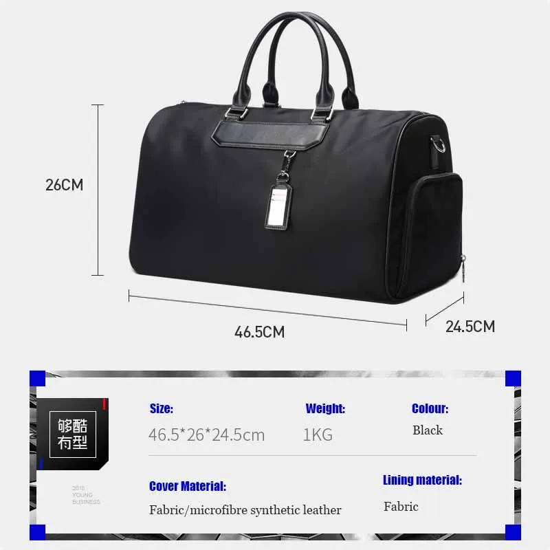 Imagem -06 - Bopai Moda Lona Bolsas de Viagem Homens Duffel Bolsa Travel Tote Grande Capacidade Transportar em Bolsas de Bagagem Weekender Bolsa Viagens Mulheres