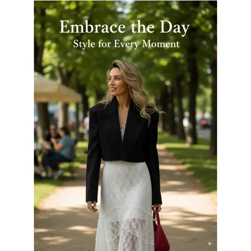 

Женский осенний черный укороченный пиджак в тонкую полоску, короткая куртка в винтажном стиле, офисная профессиональная элегантная верхняя одежда, модная верхняя одежда