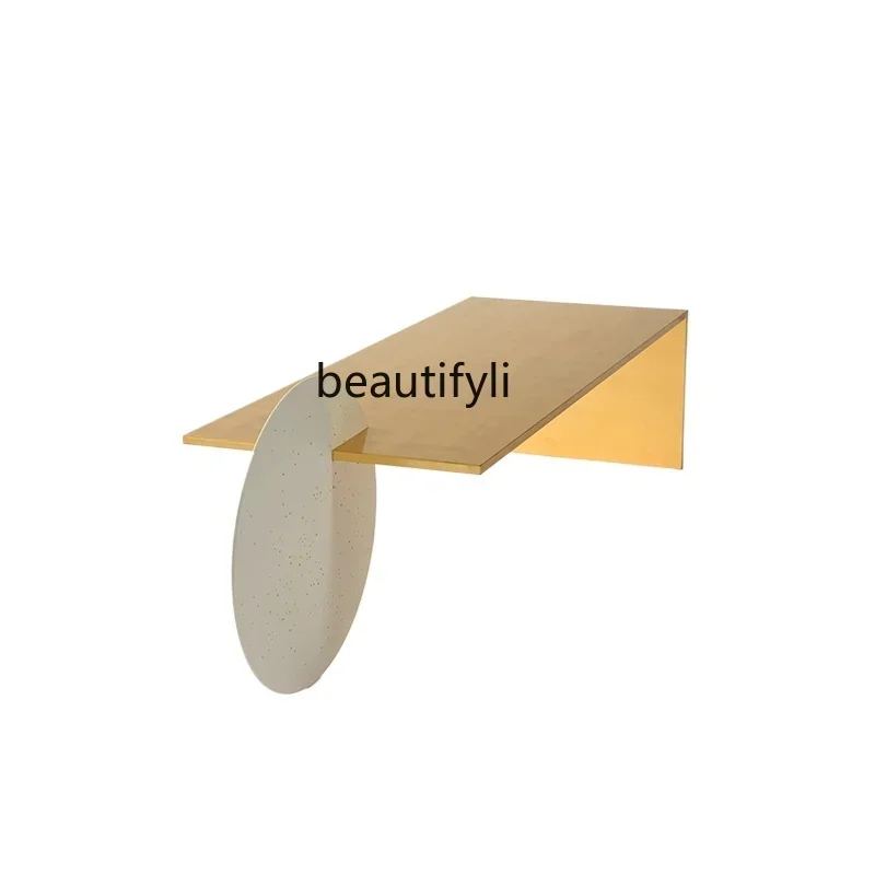 

FG28Modern simple special-shaped living room coffee table meeting guests light luxury high-end coffee table