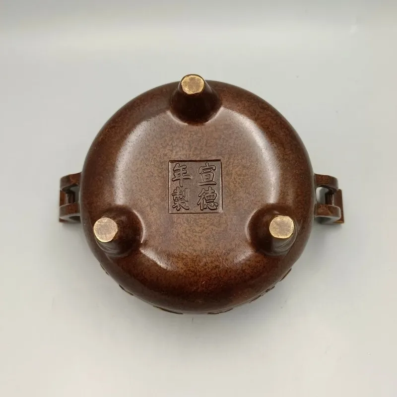Indoor creative , red copper gilded, attracting wealth and treasure, household incense burner for worsh
