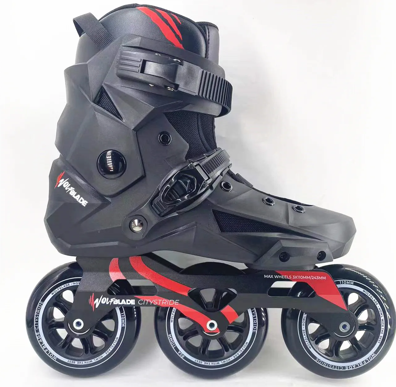

3-Wheel Inline Speed Skate, Aluminum Professional Racing Roller for Adult Fitness, High Performance Design with Comfort Fit