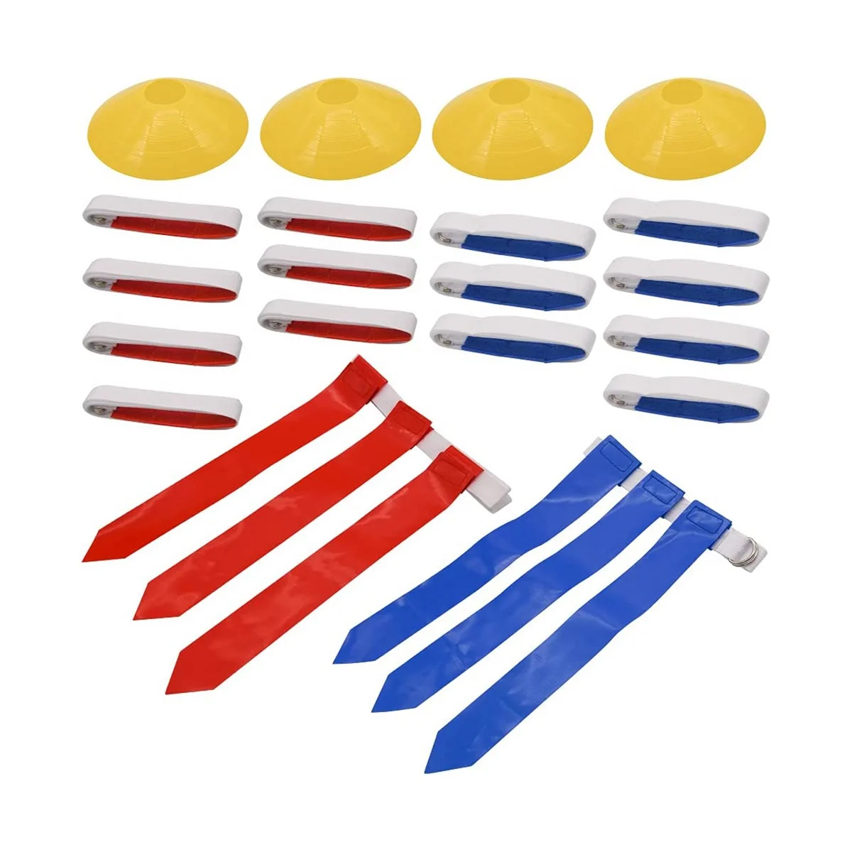 Flag Football Set,14 Player Flag Football Belts and Flags Set, Belt