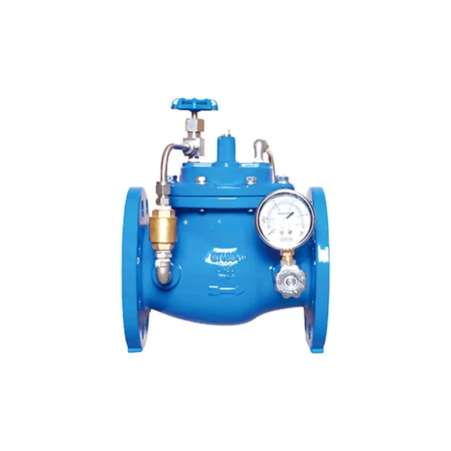 صمام تخفيض الضغط يعمل بالشفط، صمام التحكم في مياه الحديدي الهيدروليكي