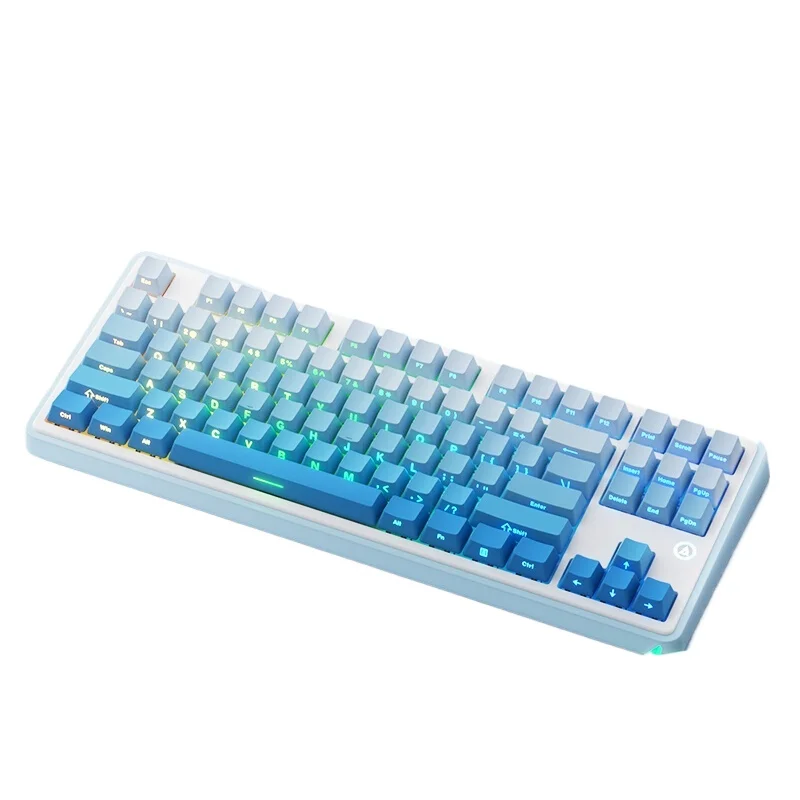 

Heijue ak870plus механическая клавиатура третьего макетного экзамена, экран с возможностью горячей замены, беспроводной Bluetooth, видеоигры, офисный компьютер