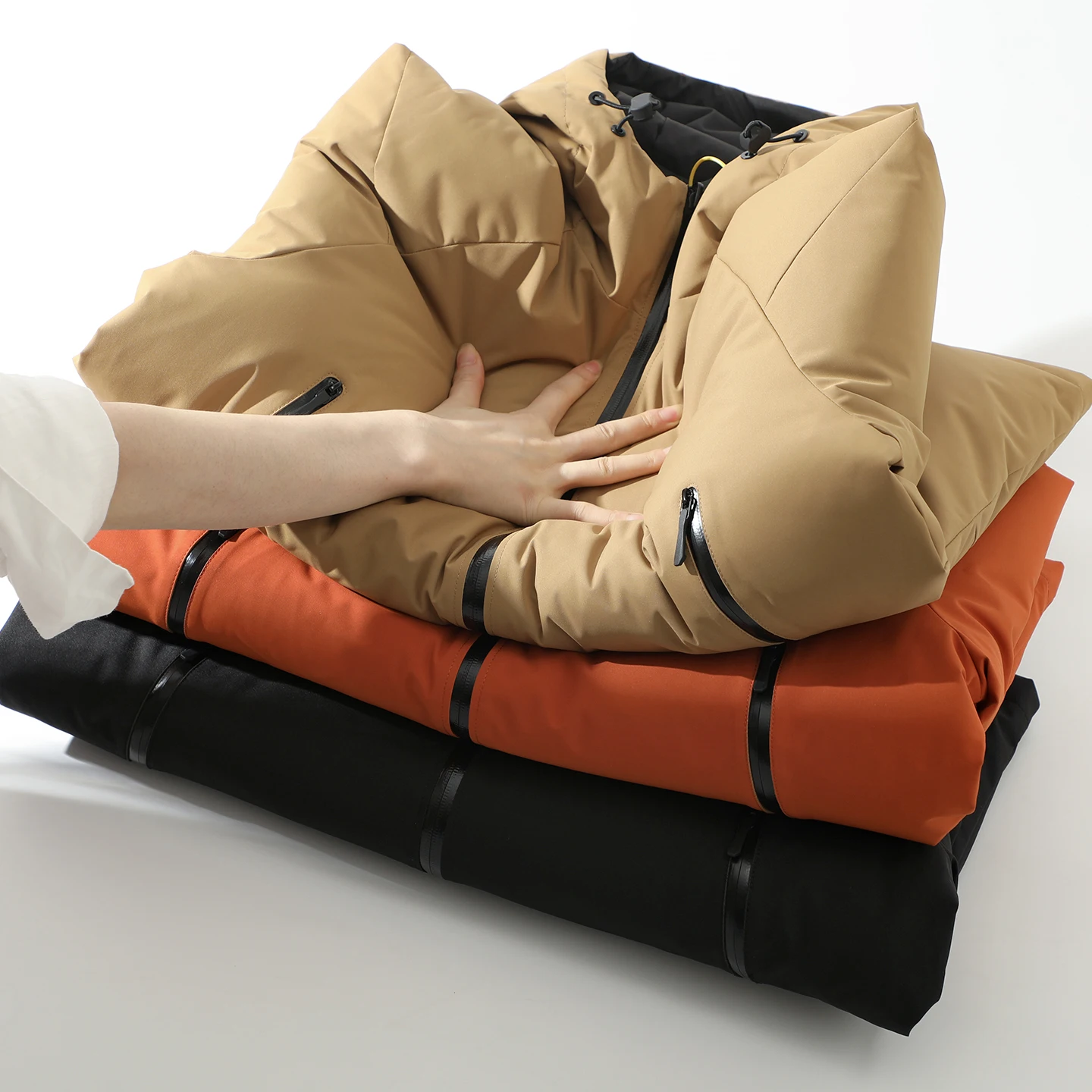 

90 White Du down Puffer Jaet Winter ex Couples High Fill Power High Loosen Double Sided Windproof Waterproof Warmth