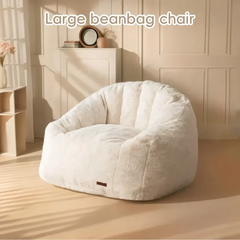 for Giant Bean Bag Chair Adult Padded Floor Sofa with Pillows and Armrests Plush Lounge Seating Comfortable Home Furniture