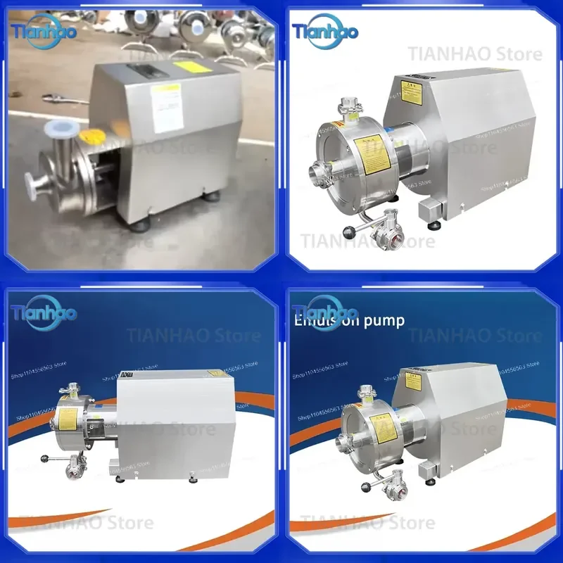 for SRH-1-60 Electric High Shear Emulsifier Pump 1.5KW Stainless Steel Homogenizing Mixer Industrial Grade Shearing Pump
