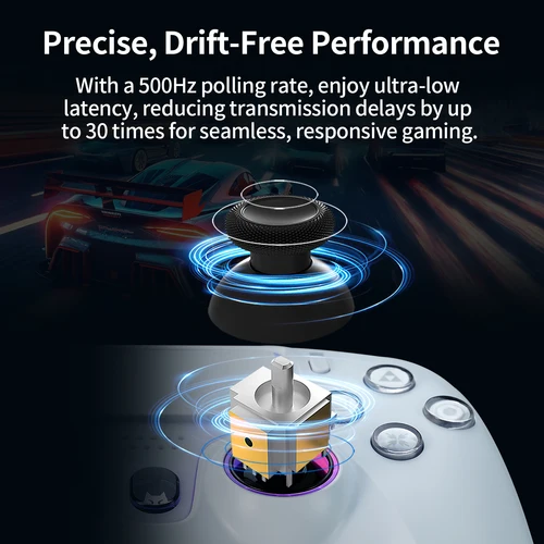 Imagen 2 del producto Controlador de juego con cable DOYO compatible con PS4/PS5/PC - Trigger Hall con detección de movimiento Soporte de vibración dual