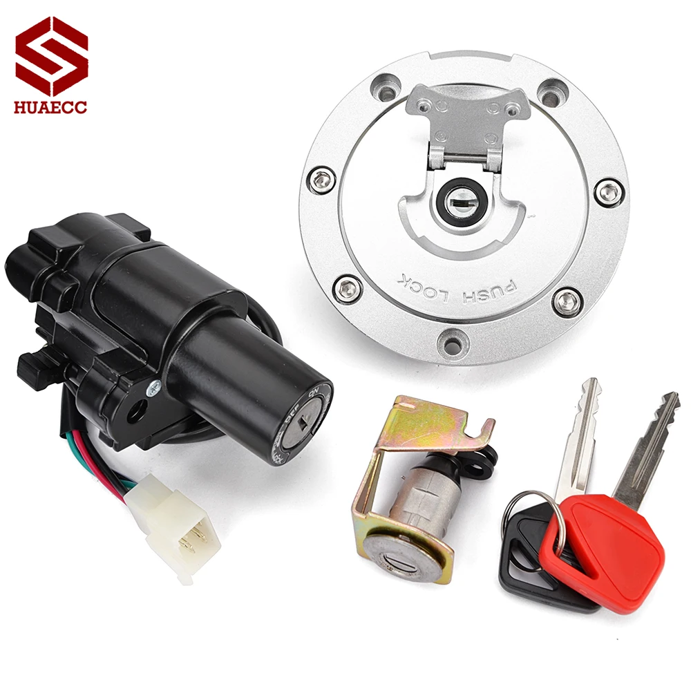 

Fuel Gas Cap Ignition Switch Seat Lock with Key Kit for Honda CBR600 CBR600F PC35 CBR 600 F4 F4I CBR600RR CBR900RR CBR929 CBR954