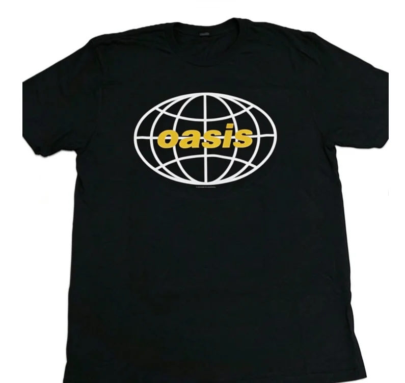 2026 new Globe‑Line‑Art High‑Quality Comfort Loose‑Fit Short‑Sleeve Tee