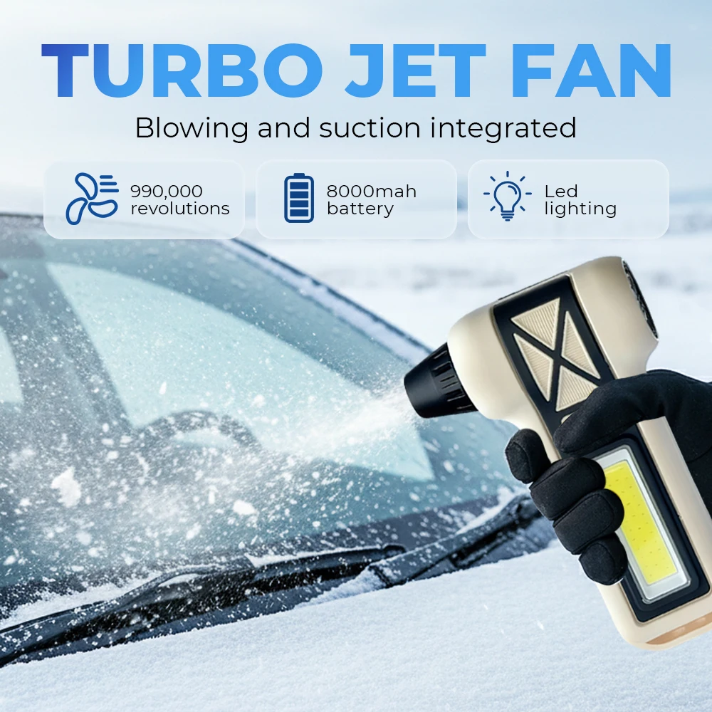 990000 دورة في الدقيقة يده مروحة توربو صغيرة منفاخ هواء كهربائي قوي كبير الرياح مجفف الشعر عالية السرعة توربو قابلة للشحن منفاخ