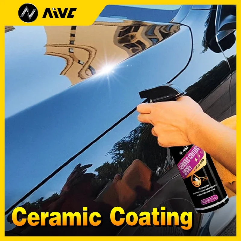 Car Ceramic Coating Spray Crystal Hydrophobic Layer Polishing Paint Coating Agent Polish Scratch Repair Remover Paint Protection