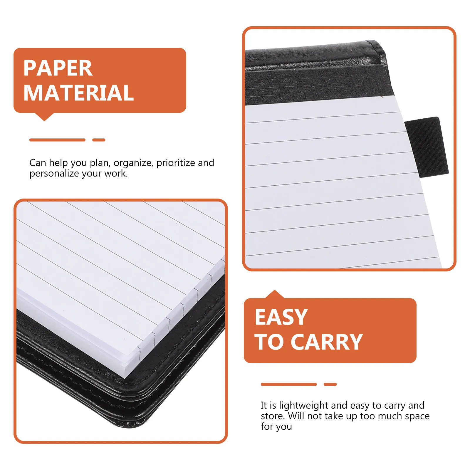 Small Compact Pocket Notepad Ideal for Work Diary Writing Notes Goal Tracking Projects Portable Business Notebook Household