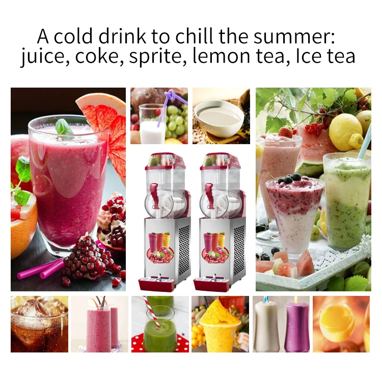 12L Best Sell Factory Granita Machine Slush Puppy Maker for Commercial and Home Use
