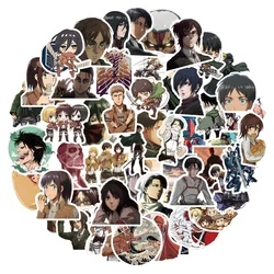 10/30/60pcs Attack on Titan Anime Stickers Cartoon Decal Kids Toy Skateboard moto Laptop Phone Bike Car adesivo impermeabile