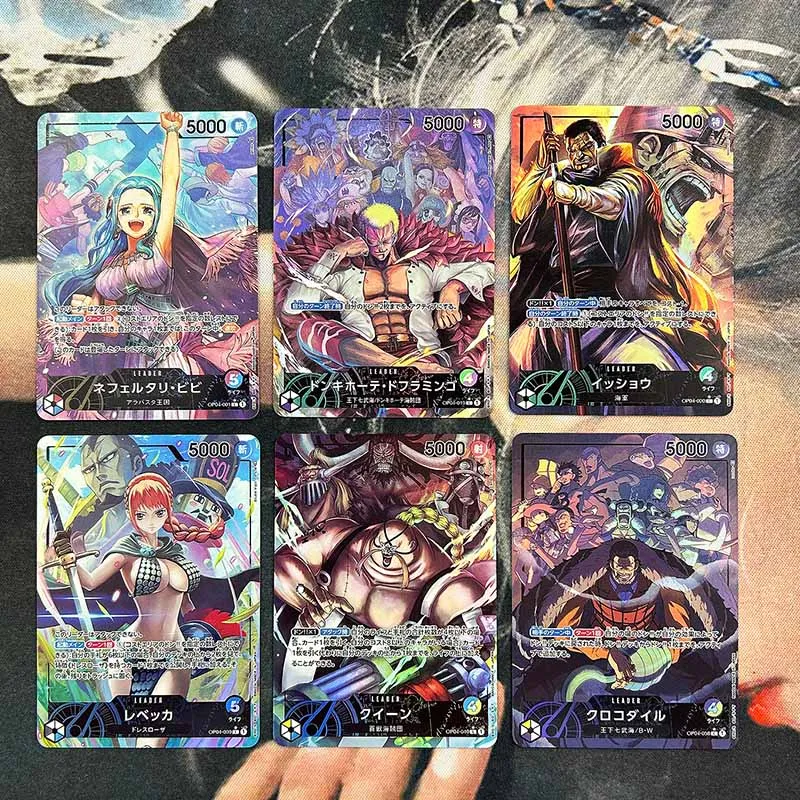 

One Piece Cards DIY OP04 TCG 54Pcs/1Set Luffy Zoro Hancock Saab Ace Boys Anime Collectible Cards Christmas Birthday Presents