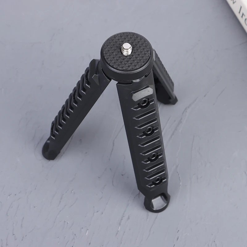 1Pc Mini LED Light Pocket Keychain Flashlight Tripod COB USB Rechargeable Portable Key Light Stand Camping Outdoor Supplies view 4