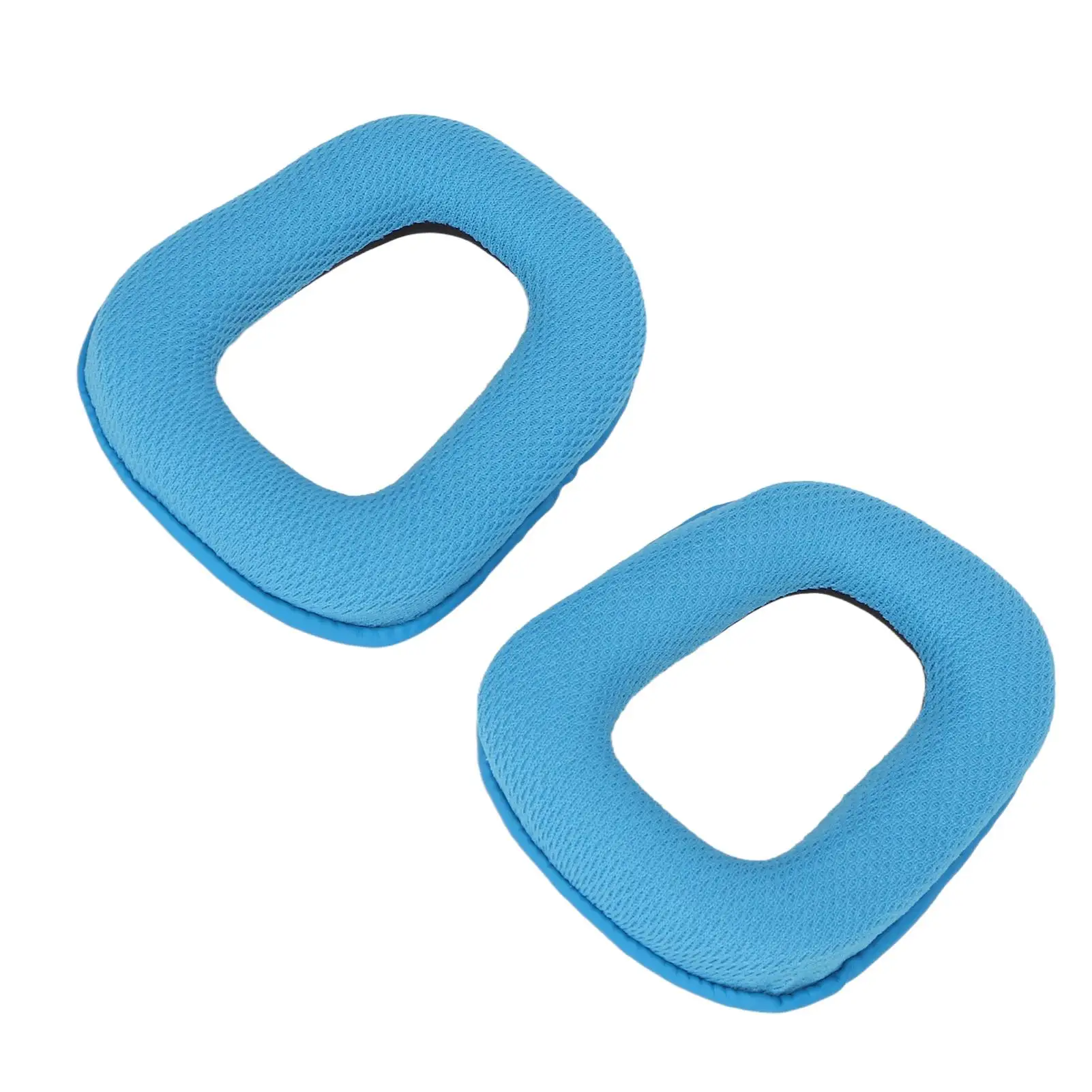 Almofadas de substituição para Logitech Soft Memory Foam, azul, Earpad para fones de ouvido G35, G930, G430, F450