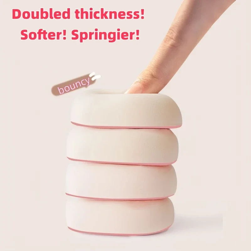 メイクアップ アーティスト 5 個パック - ソフト パウダー パフ クリアなメイクアップに適した柔らかく快適な素材、リキッド、クリーム、パウダーに適しています。