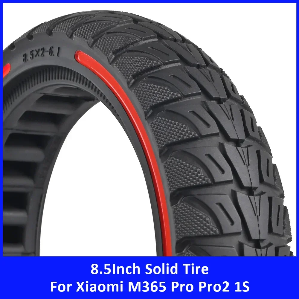 

8.5Inch Solid Tire 8.5x2-6.1 for Xiaomi M365 Pro Pro2 1S Electric Scooter Anti-Slip Puncture-Proof Tubeless Tyre Accessories