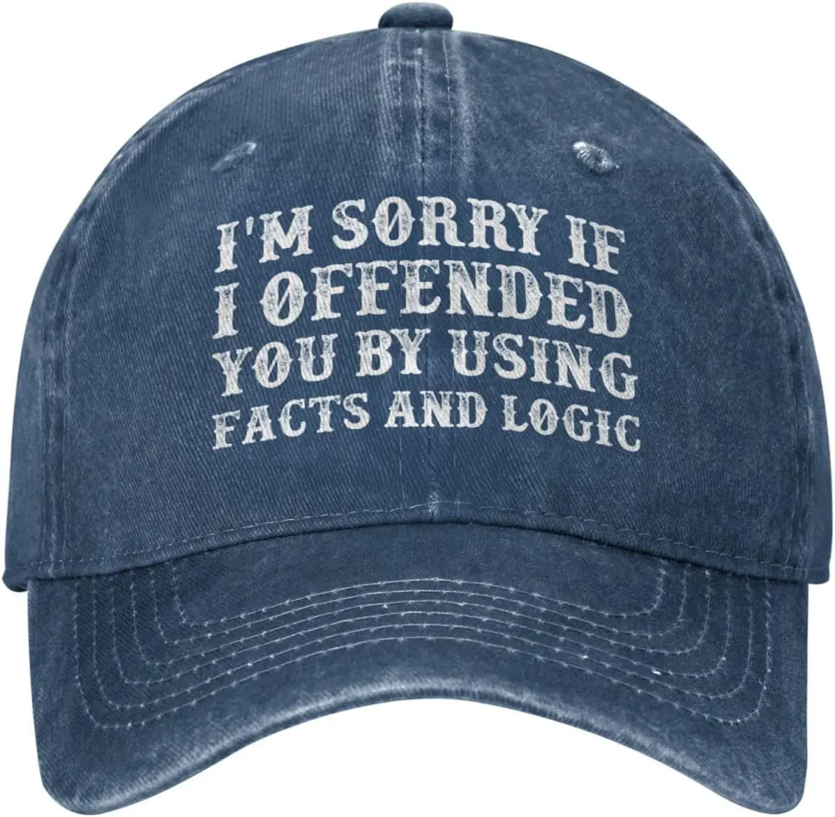 I'm Sorrys If I Offended You by Using Facts and Logic Hat for Men Baseball Hat Cool Cap