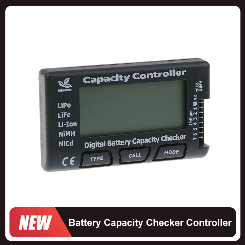 

New！7 Digital Battery Capacity Checker Controller RC Cellmeter Tester Voltage Testers For LiPo Life Li-ion NiMH Nicd Cell Meter