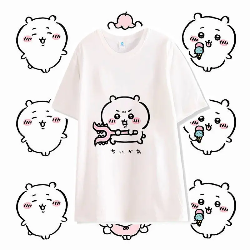 Chiikawa Usagi Women's Summer Pajamas Short Sleeve Pants Kawaii Japanese-Style Spring Autumn Cute Hachiware Cute Girls Home Wear - view 4