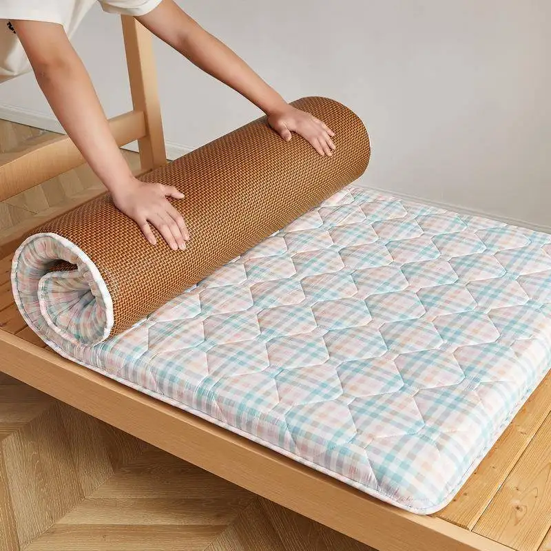 double-sided-ice-vine-cooling-mat-mattress-soft-pad-student-dormitory-single-layer-mat-home-bedroom-tatami-bed-mat