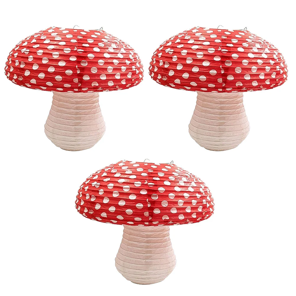 

Fairy Mushroom Figurine Decorate Mushrooms Birthday Decoration Iron