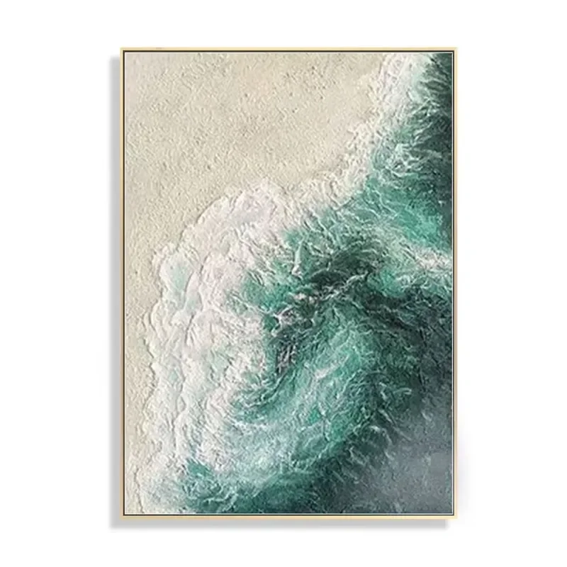 Abstract Landscape Heavy Knife Texture Gallery Wrapped Decorative Wall Art Oil Painting
