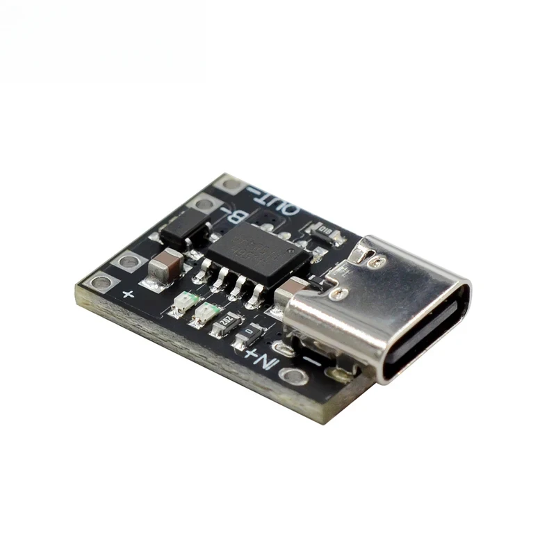 5/10PCs ultra-small 1A Lithium Battery Charger Module - 3.7V/4.2V ternary li-ion charging with Type-C Protection Board