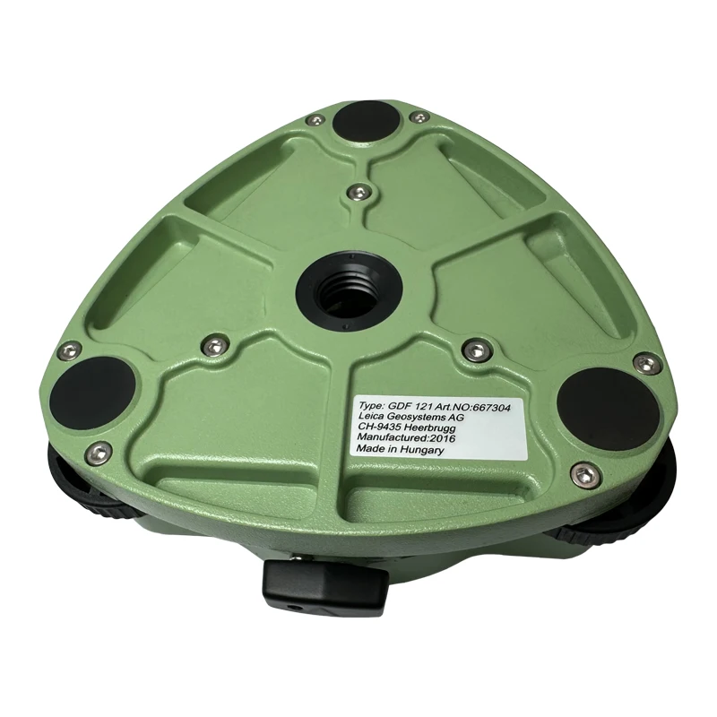 Imagem -03 - Tribrach para tipo Swiss Sations Totais sem Prumo Óptico Verde com Logotipo Gdf121