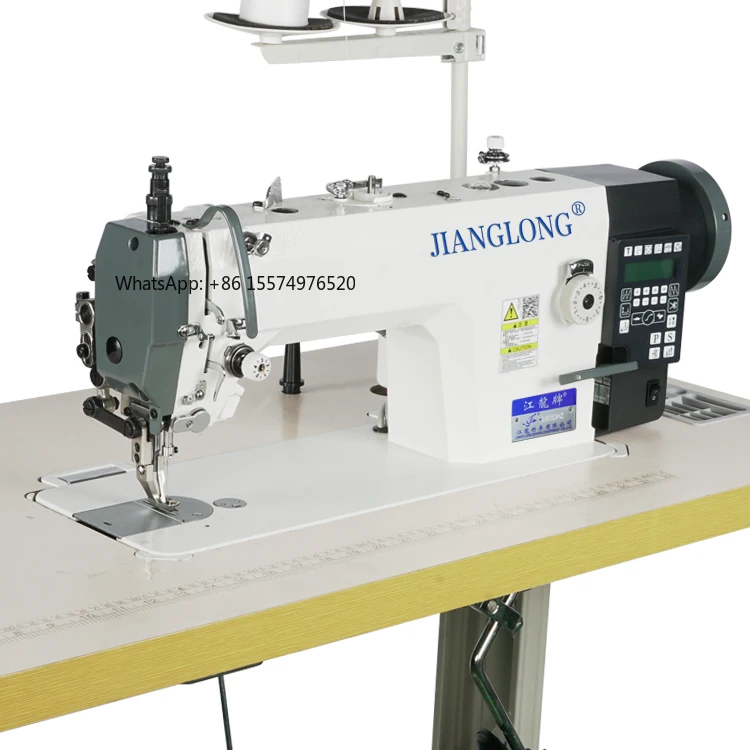 2026 Hot Selling0303DFH Direct Drive Flat-bed Automatic Walking Foot Lockstitch Industrial Sewing Machine With Double Transport