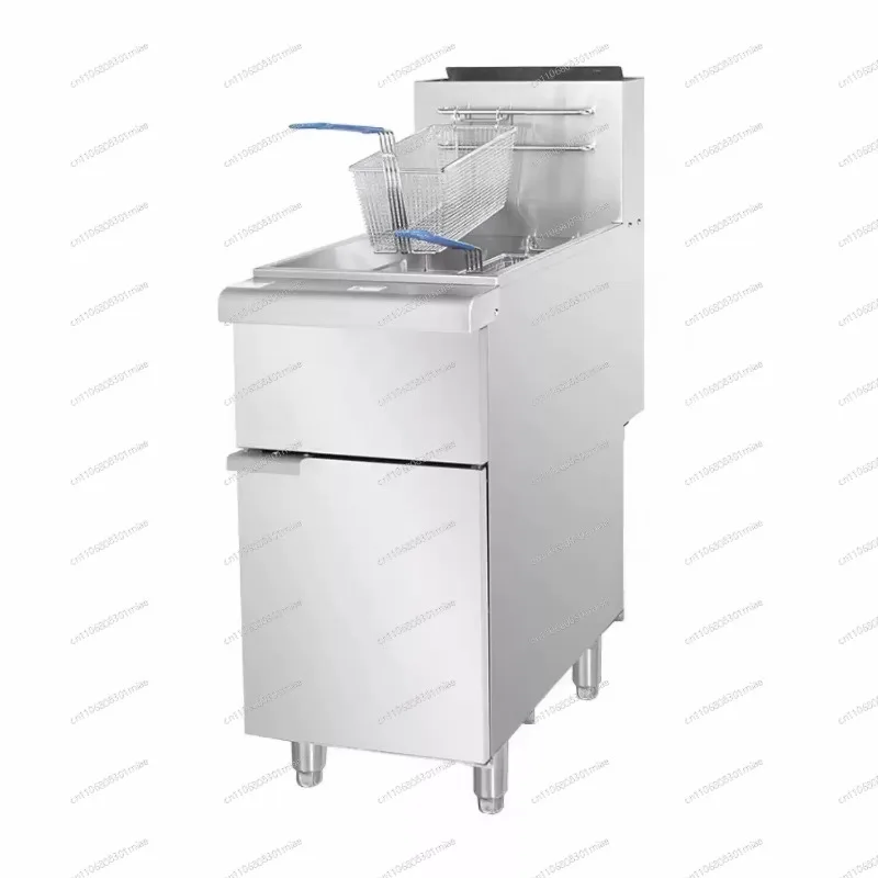 Commercial Electric Deep Fryer with Dual Baskets, Fast Oil Heating High Efficiency Cooking Fryer