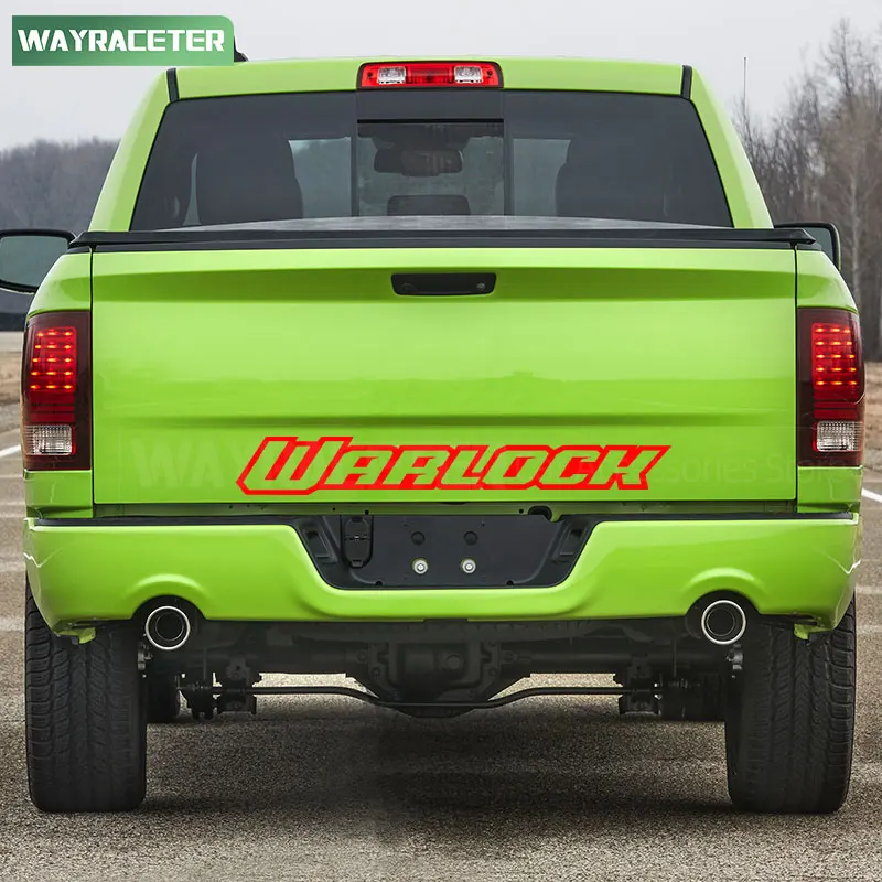 Reflective Car Tailgate Sticker Rear Trunk Tail Graphics Vinyl Decal For Dodge RAM 1500 SRT Warlock 2023 2024 Accessories - view 4