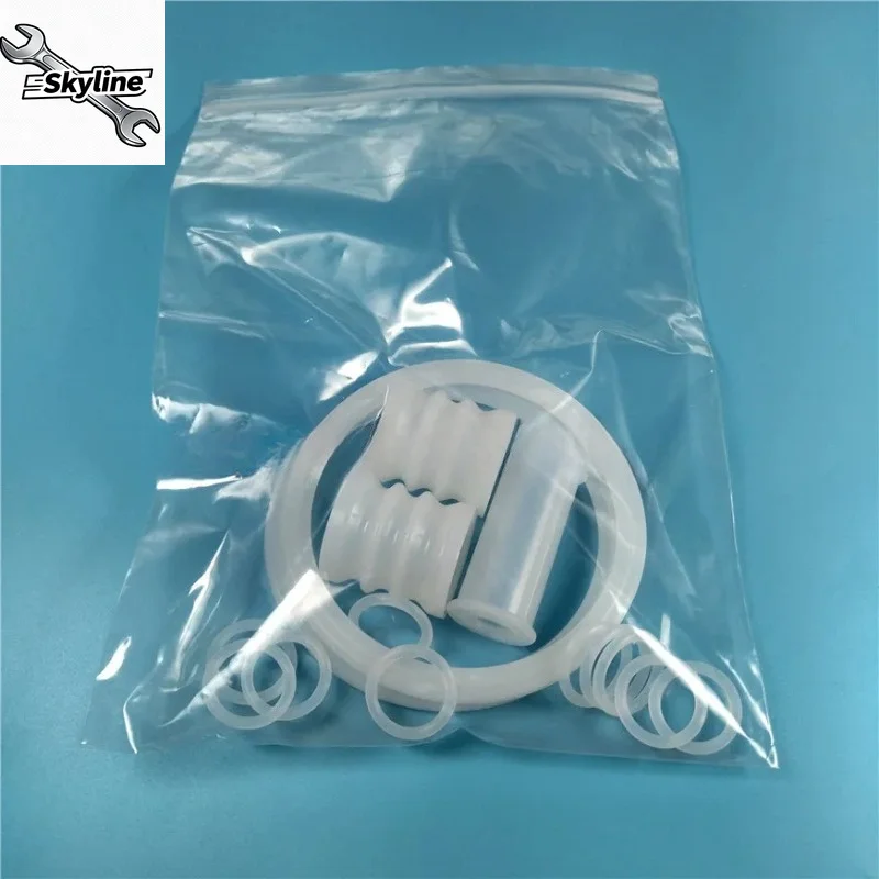 15+2PCS Spare Parts For Ice Cream Makers Silicone Seal Rings Tube Components Of  Soft Serve Ice Cream Machines Fittings