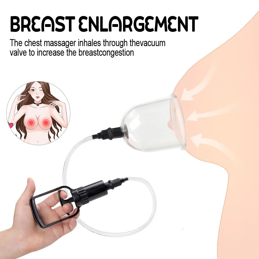 مضخة تفريغ مصاصة الثدي الحلمة مصاصة مثير تدليك الثدي كليب تعزيز الثدي المكبر الجنس لعب للبالغين/النساء لوازم #4