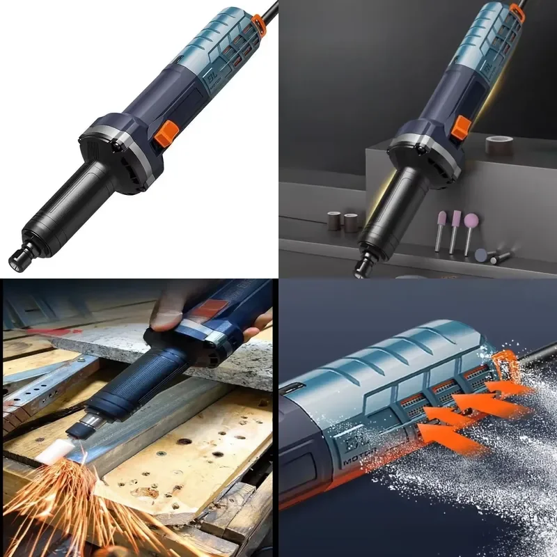 for 220V Handheld Brushless Electric Grinder Multifunctional Stone Carving Polishing Machine High Power Precision Grinding