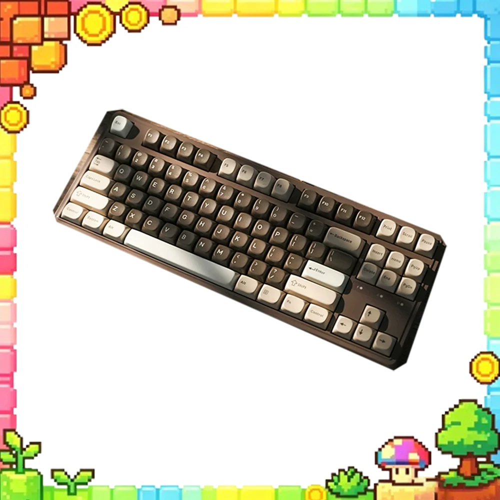 SKN Qinglong 87 Ultra Mechanical Keyboard 87 Keys Tri Mode Wireless Dual 8K RGB Hot Swap Custom Gaming Office Keyboard for PC