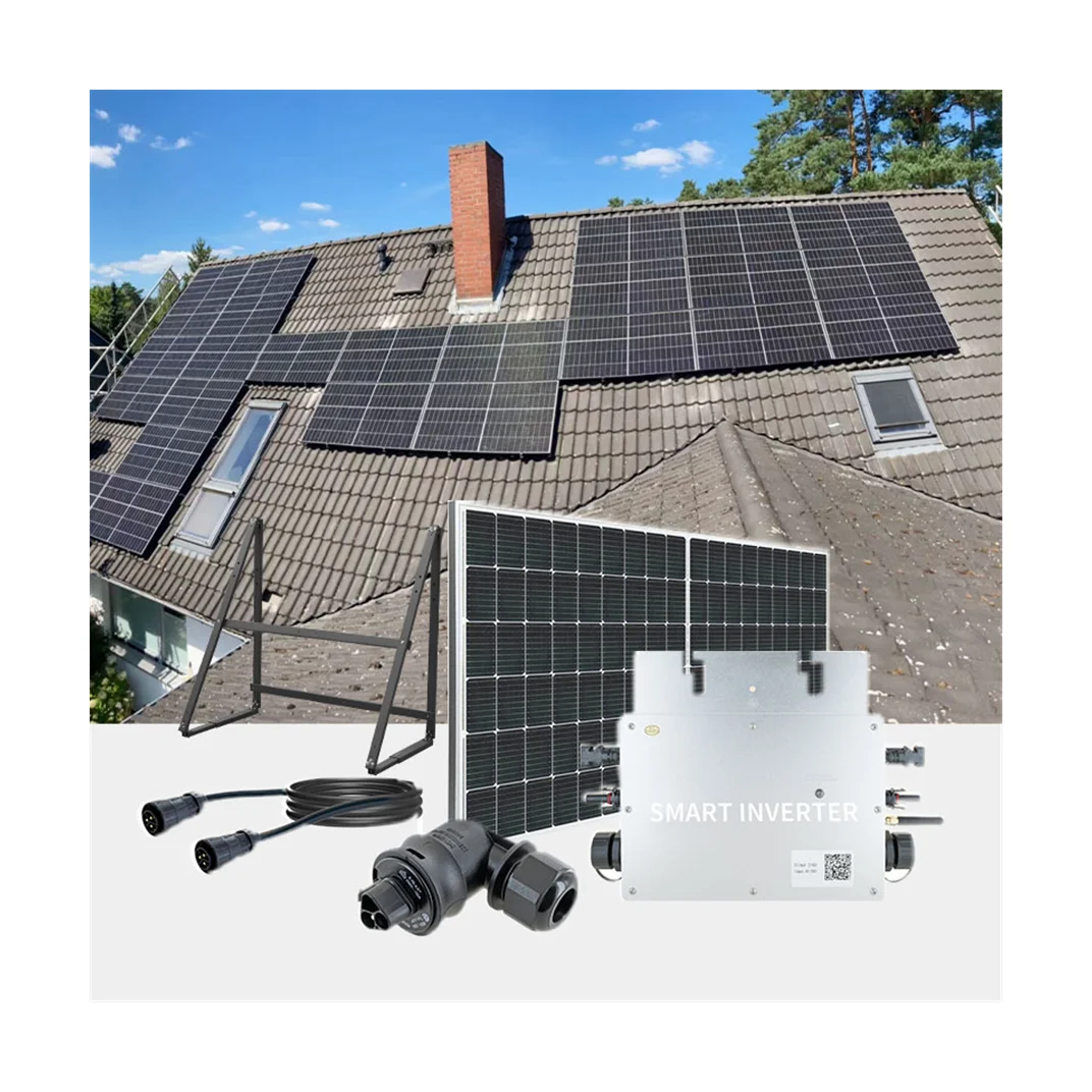 Off Grid Balcony Solar Panel Inverter System Balkonkraftwerk for 30-100 Square Meters Home Balcony Garden Use